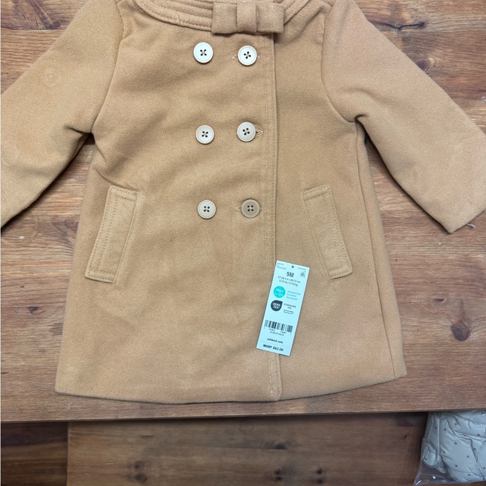 Stylish Tan Kids Coat-NWT